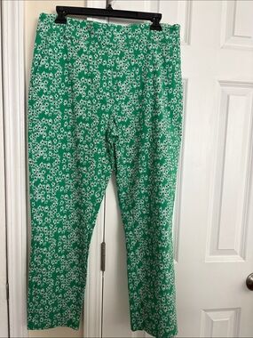 Jules & Leopold Green Floral Pull-On Pants